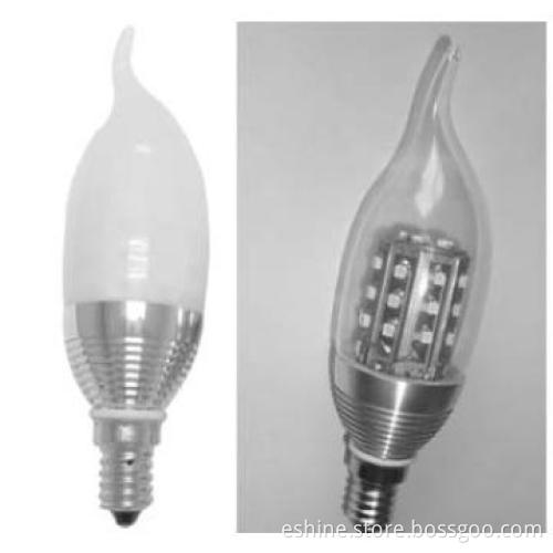 Golden Class Cover E14 /E26/E27 led Candle light 2700K AC85-260V